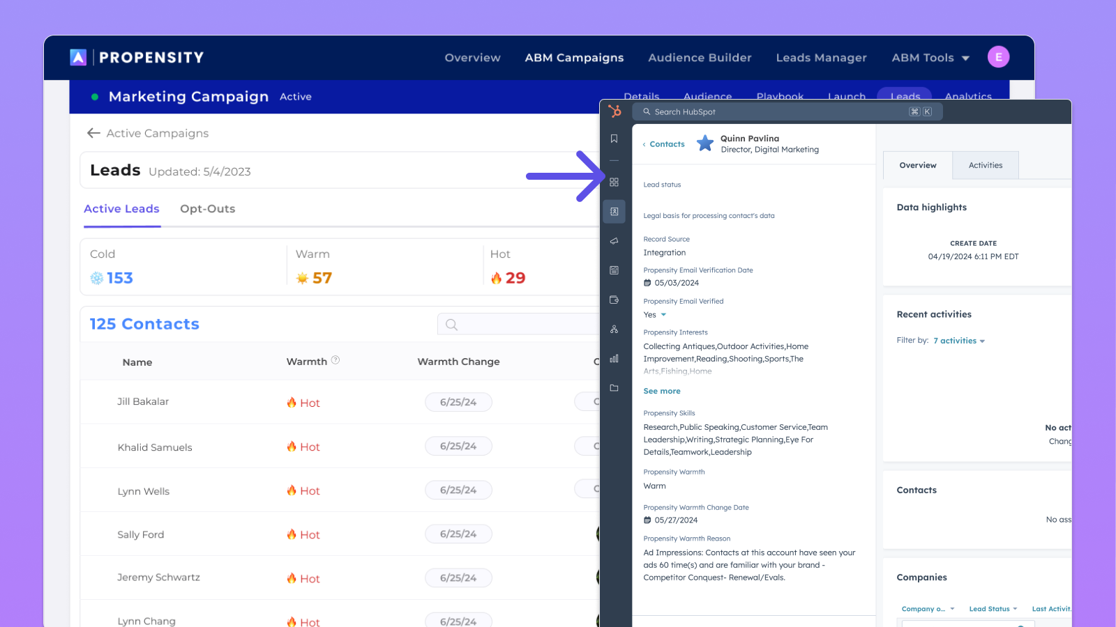 HubSpot ABM Tools product features